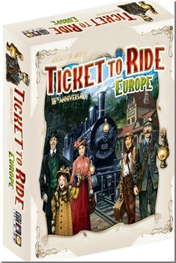 خرید اسباب بازی بازی تیکت تو راید اروپا - TICKET TO RIDE EUROPE از: www.ashja.com - کتابسرای اشجع